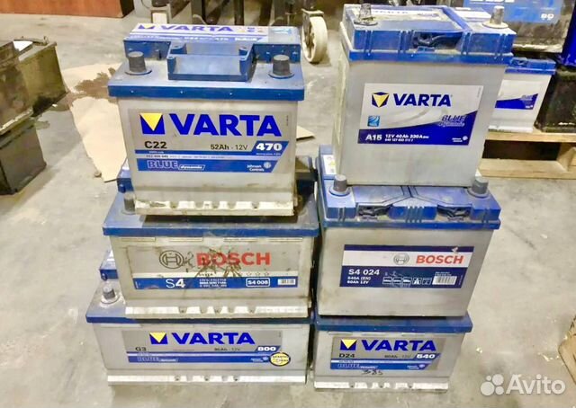 Аккумулятор для авто Varta Bosch. Состояние на 5