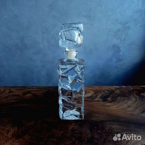 Флакон Iceberg Kesma,375 мл,хрусталь,винтаж,Египет