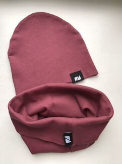 Шапка и снуд для девочки 44-46