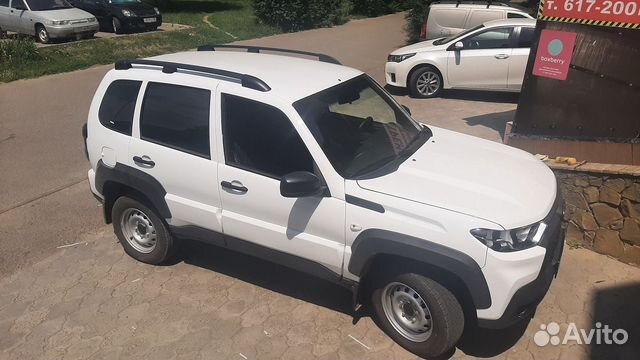 Рейлинги на крышу Нива Тревел, Черные