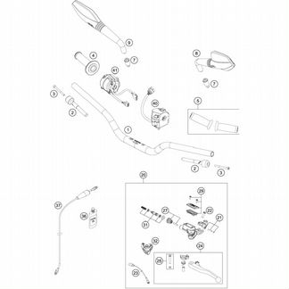 Рычаг сцепления 690 KTM 76502031000