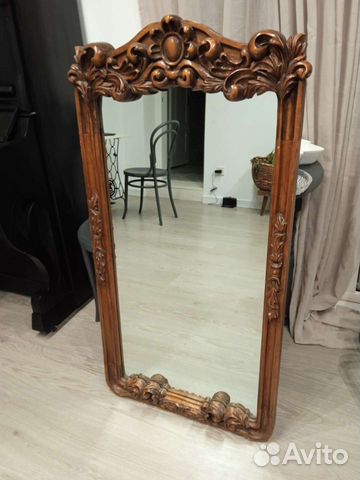 Зеркало резное, ручной работы