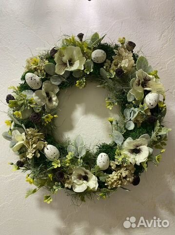 Венок декоративный. Декор для дома