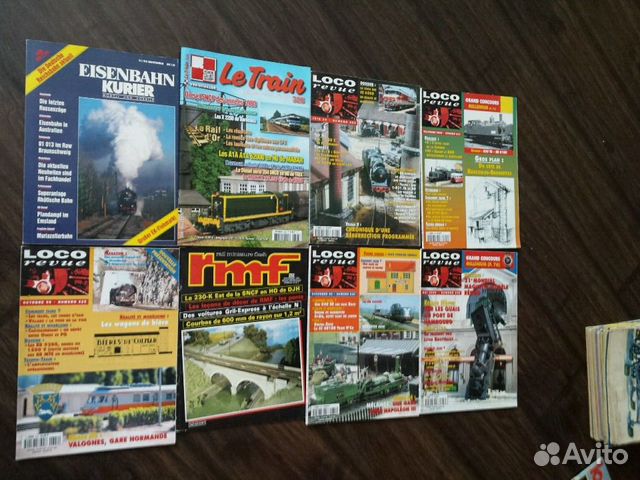 Журналы Le Train, Loco Revue, Eisenbahn Kurier