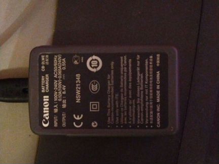 Зарядное устройство для фотоаппарата Canon новое
