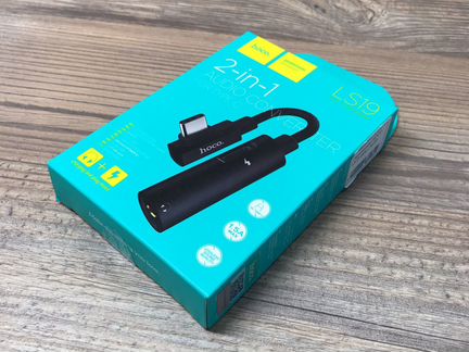 Переходник Type-c на Type-c и Jack 3.5mm