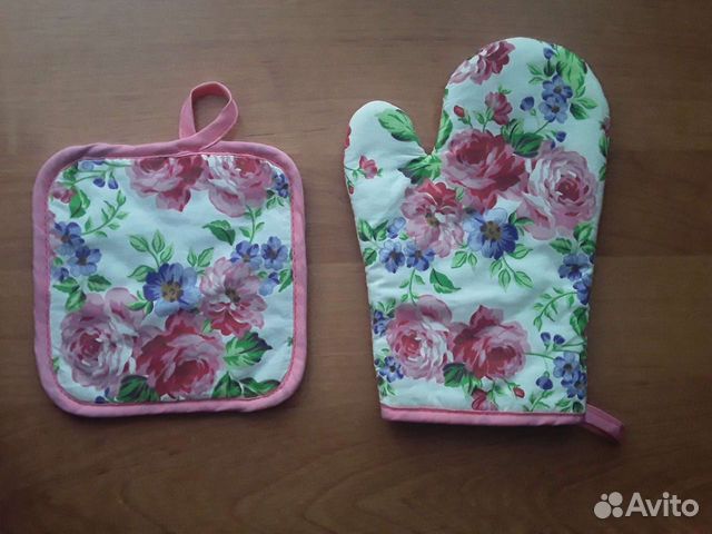 Кухонная варежка и прихватка