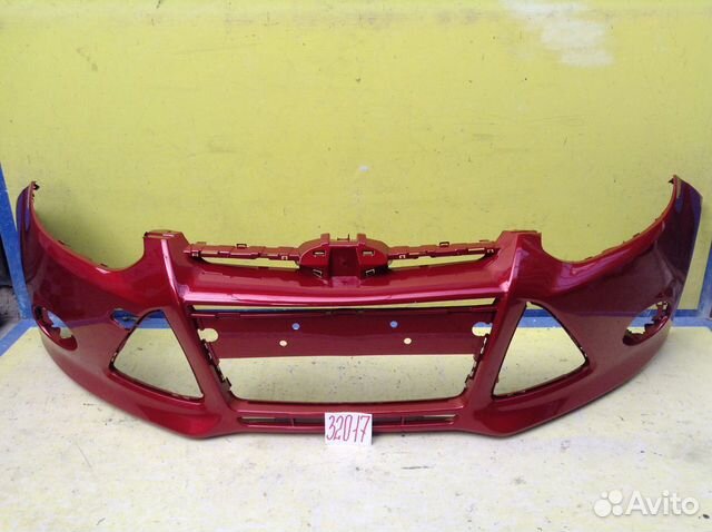 Ford Focus 3 Бампер передний цвет красный 9SSE
