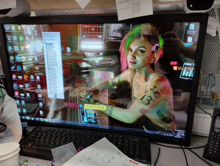 Сенсорный ударопрочный монитор 32'