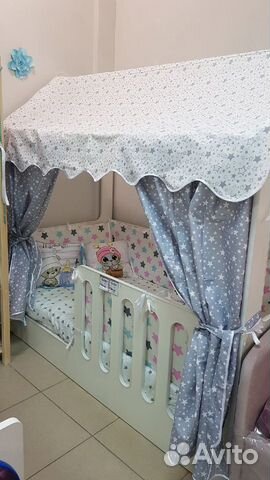 Кровать домик детская