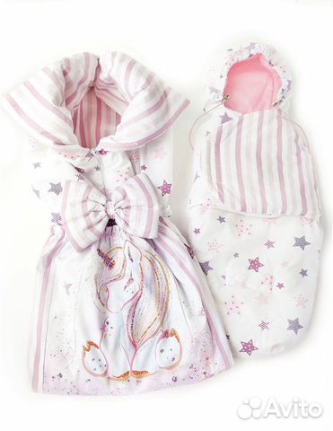 Сатиновый комплект Единорожка