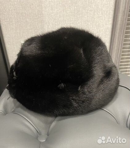 Норковый берет мягкий