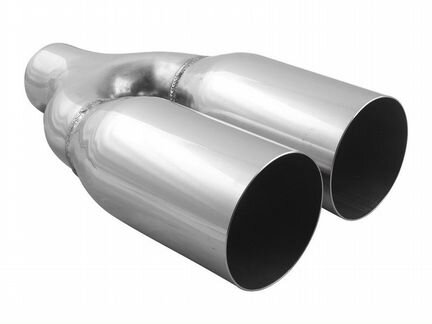 Насадка на глушитель сдвоенная