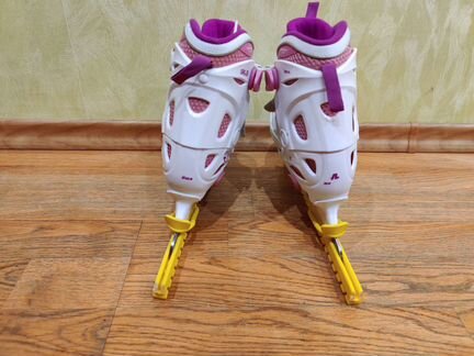 Коньки детские раздвижные, размер 30-33