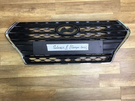 Решетка радиатора Хендай Солярис 2 (Solaris 2017)