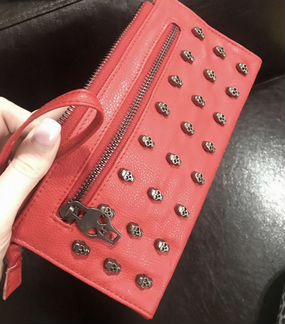 Сумка клатч натуральная кожа