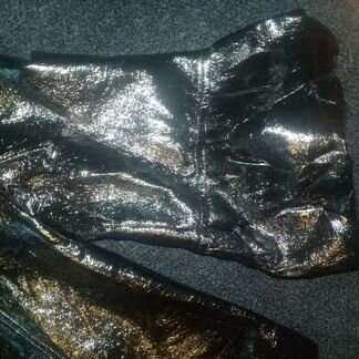 Лакированный жакет болеро