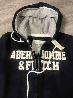 Abercrombie Fitch Толстовка темно-синяя, Новая