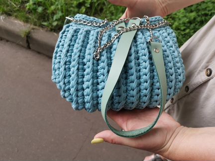 Сумка ручной работы из нат. материалов