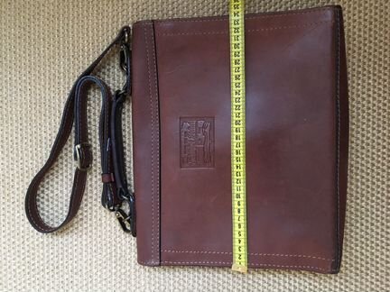 Кожаный портфель ручной работы