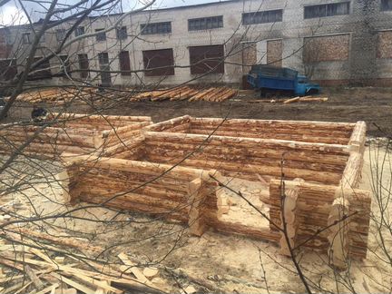 Сруб бани 6Х6