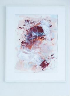 Абстрактные рисунки для интерьера, акрил 29*40 см