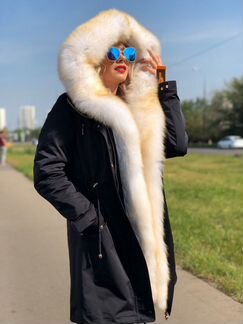 Парка мех песца