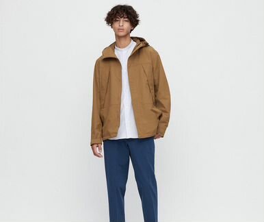 Куртка,мужская uniqlo, цвет чёрный