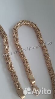Новая золотая цепь Лисий хвост 149.2 гр. 585 пр