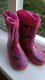 Сапоги резиновые на подкладке