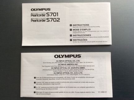 Диктофон olympus