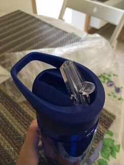 Бутылка для воды новая синяя