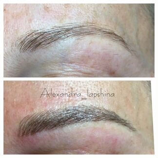 Микроблейдинг бровей