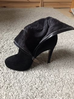 Сапоги замшевые на меху Loriblu