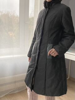 Пальто orsa с натуральной норкой женское зимнее