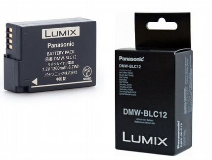 Аккумулятор Panasoniс DMW-BLC12 новый в упаковке