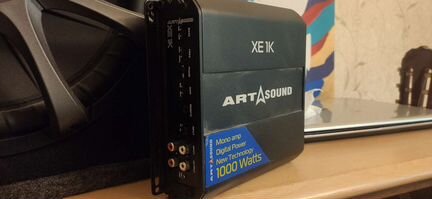 Сабвуфер kicker compR12+ усилитель artsound xe1k
