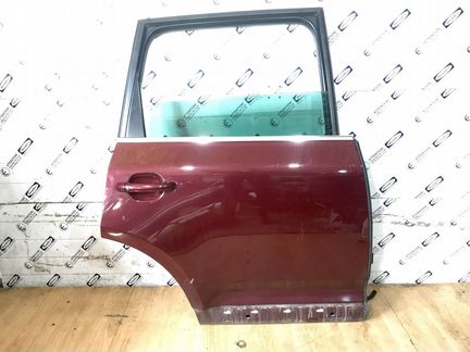 Дверь задняя левая VW Touareg 2002-2010 красная