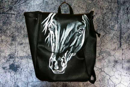 Рюкзак, ручная роспись 