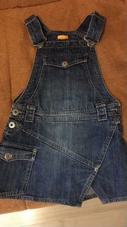 Джинсовый сарафан для девочки