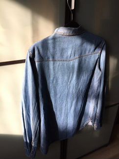 Рубашка джинсовая zara
