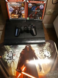 Sony PS3 500 гб + установлено 20 игр