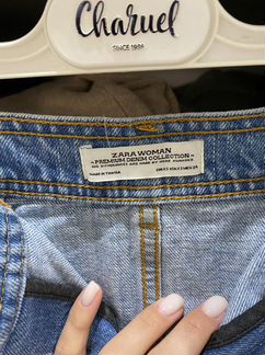 Юбка джинсовая zara, XS