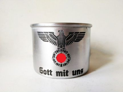 Солдатская кружка Вермахт «Gott mit uns» Рейх