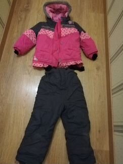 Куртка и штаны зимним для девочки, 4-5 лет