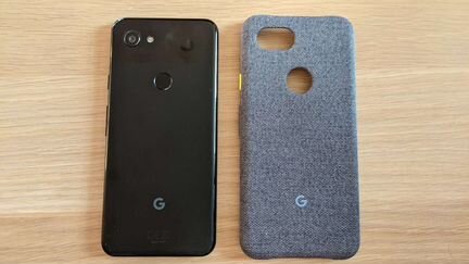 Телефон Pixel 3a + чехлы + объектив