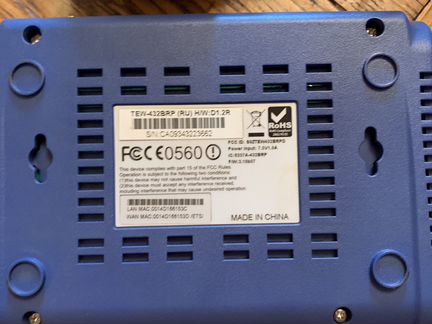 Роутер trendnet tew-432