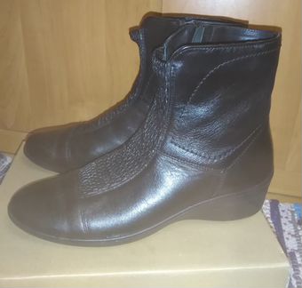 Полусапожки кожаные. Ботильоны. Новые