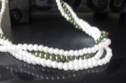 Бусы И браслет из иск, жемчуга. из 60-Х