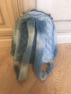 Детский джинсовый рюкзак Фирмы Гулливер, два отдел